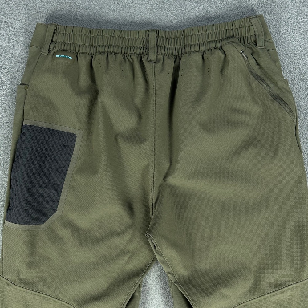 Lululemon Pants Mens 34x30 Green Lab Expedition Safari Hiking Cargo Trousers